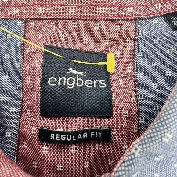 Engbers Regular Fit Blue Short Sleeve Shirt Size 3XL - Picture 4 of 7